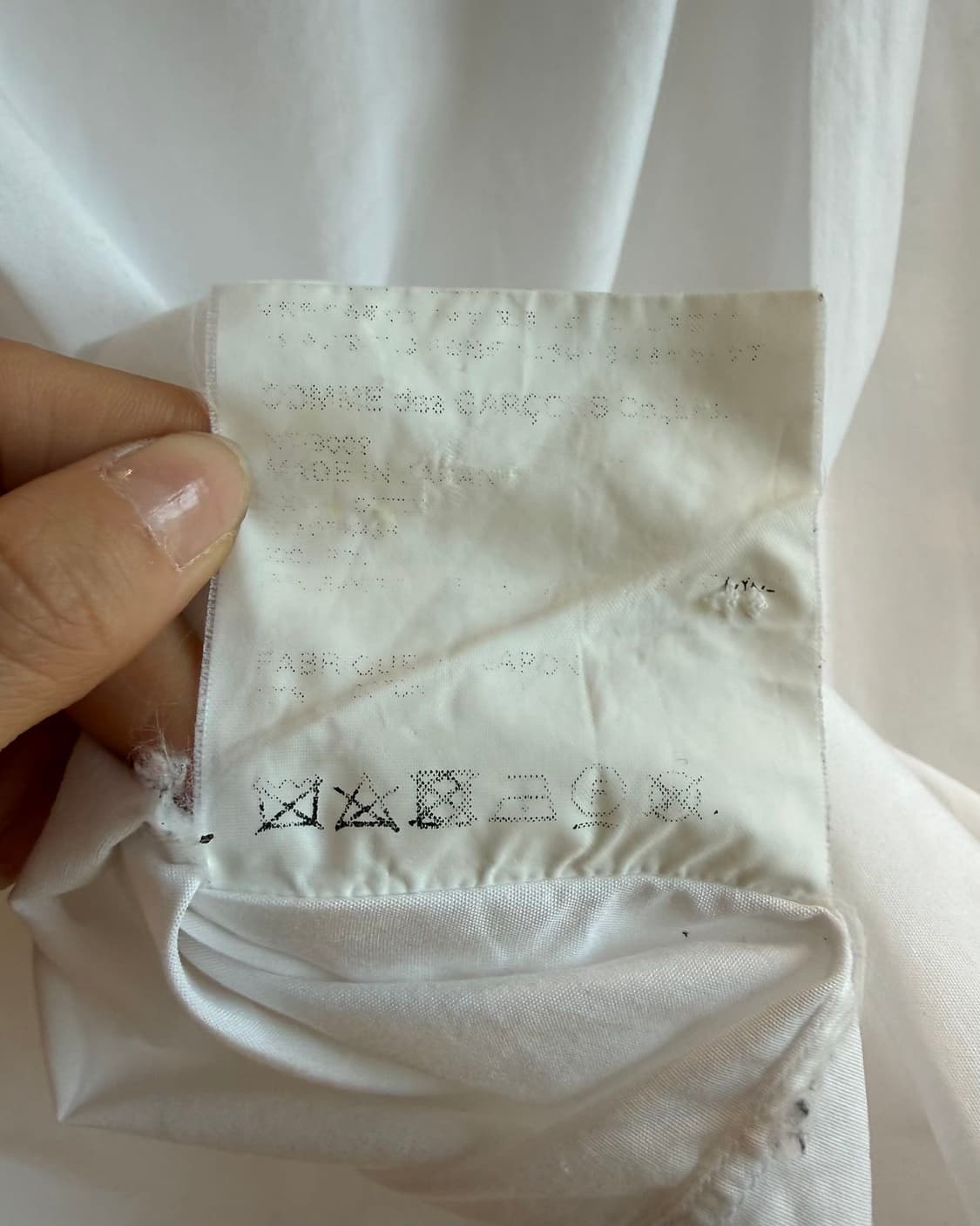 꼼데가르송 걸 화이트 스티치 카라넥 셔츠  상품이미지9