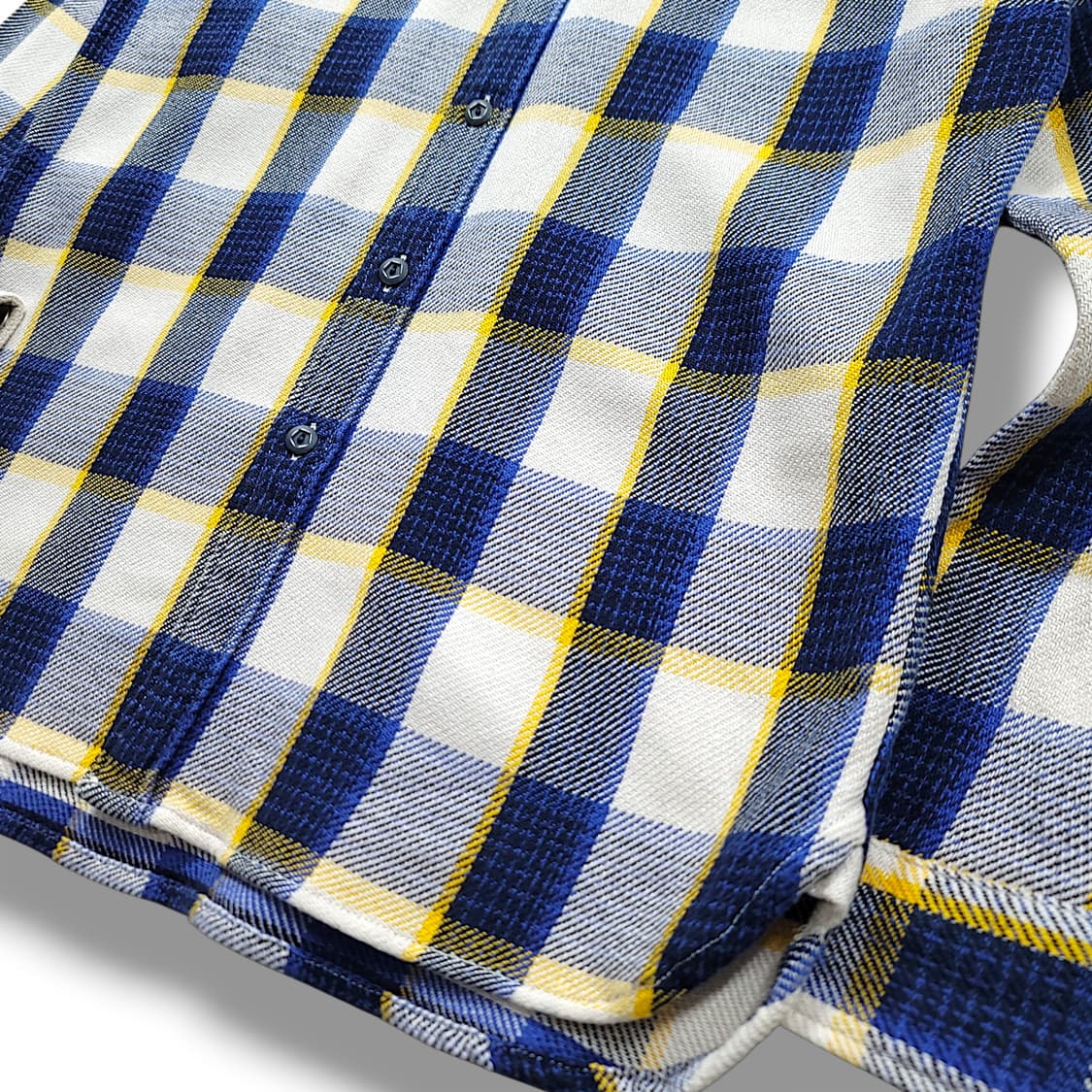 [M] 리바이스 블루&옐로우 체크 플란넬 긴팔셔츠 상품이미지5