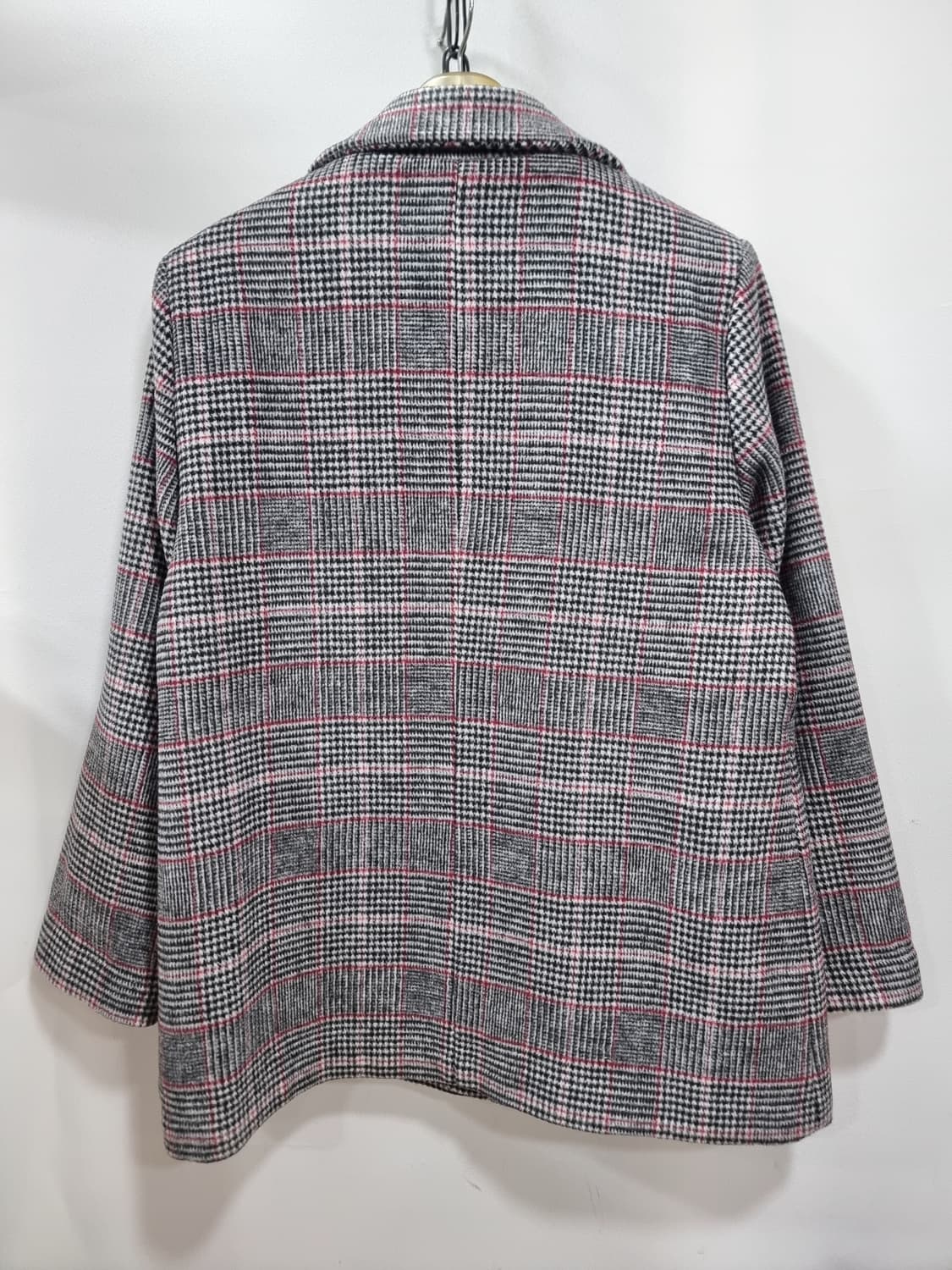 새상품] A.PLEINE 체크 모혼방 자켓 (C946 상품이미지2