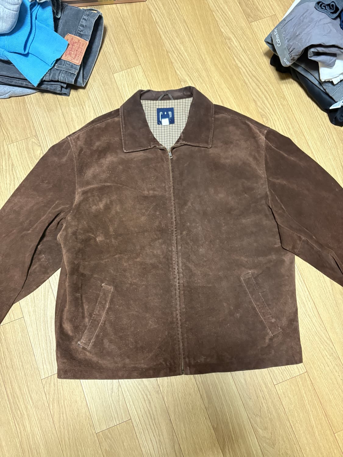 올드갭 스웨이드 자켓 xl 상품이미지2