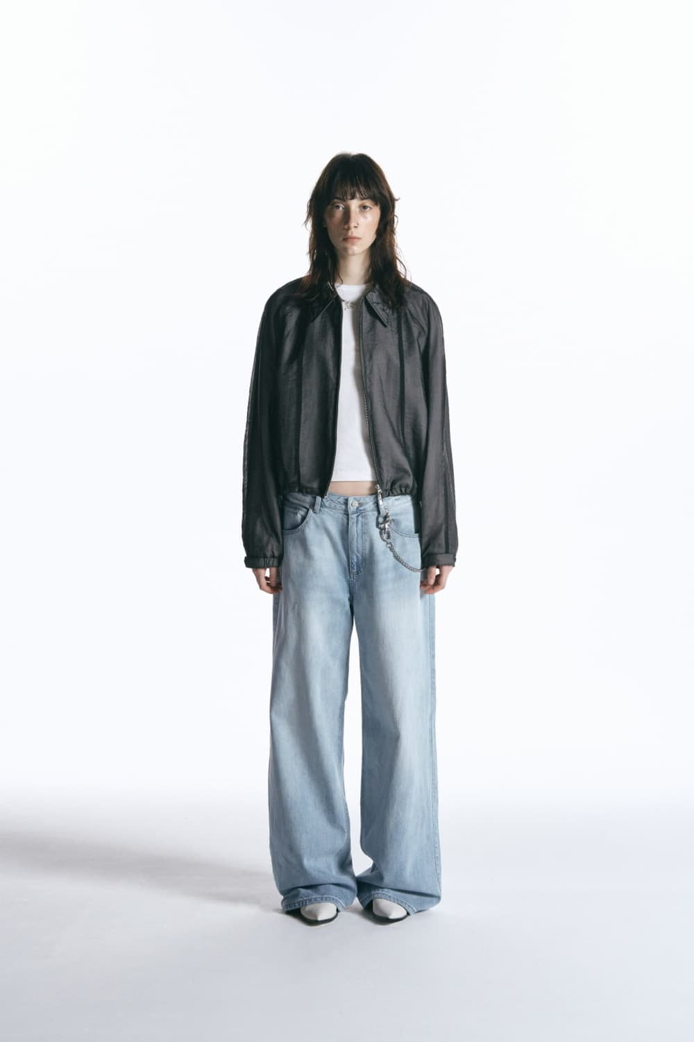 인사일런스우먼 더블 레이어드 점퍼 상품이미지2