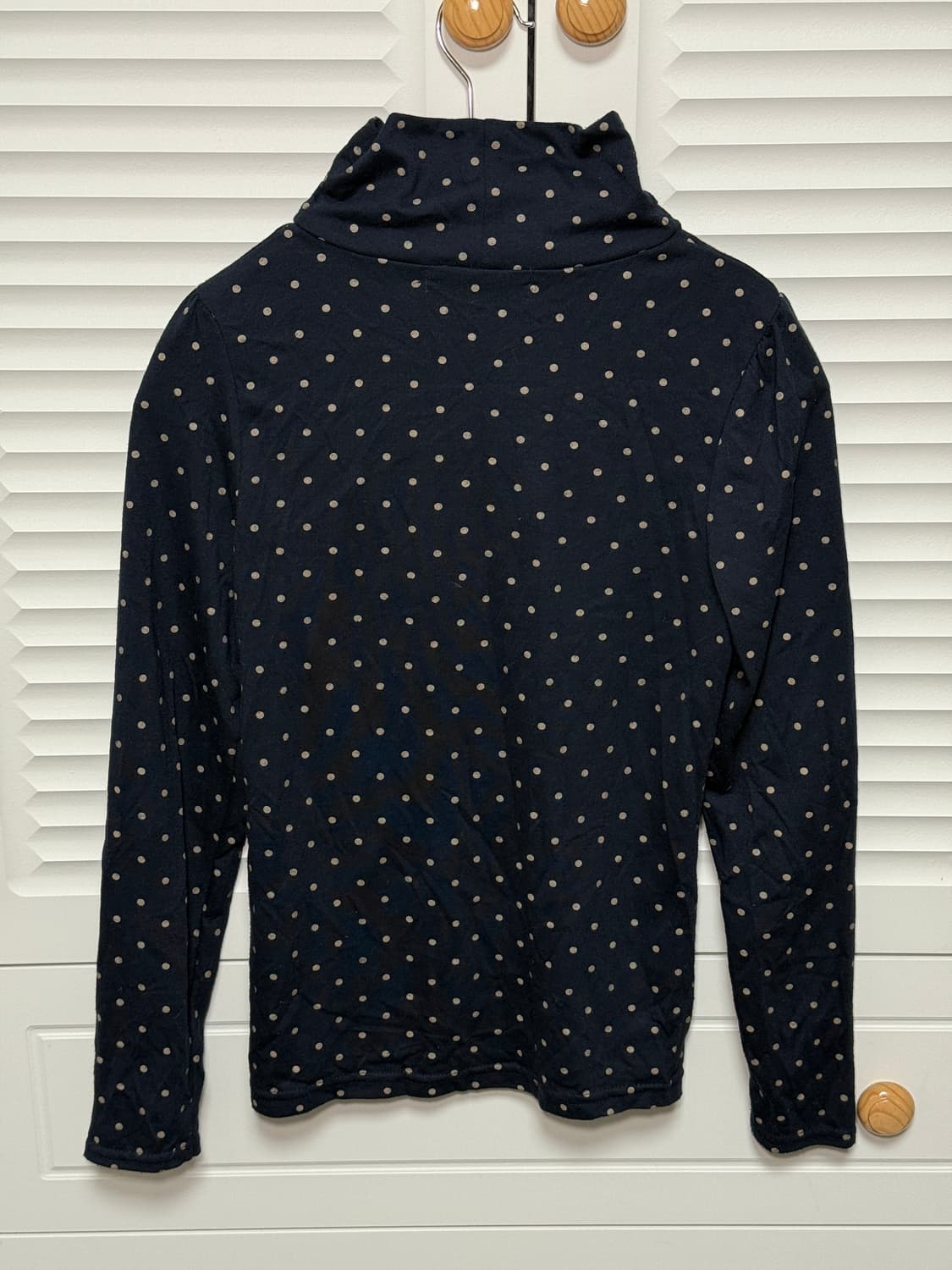 일본 빈티지 도트 목폴라 5천원 상품이미지3