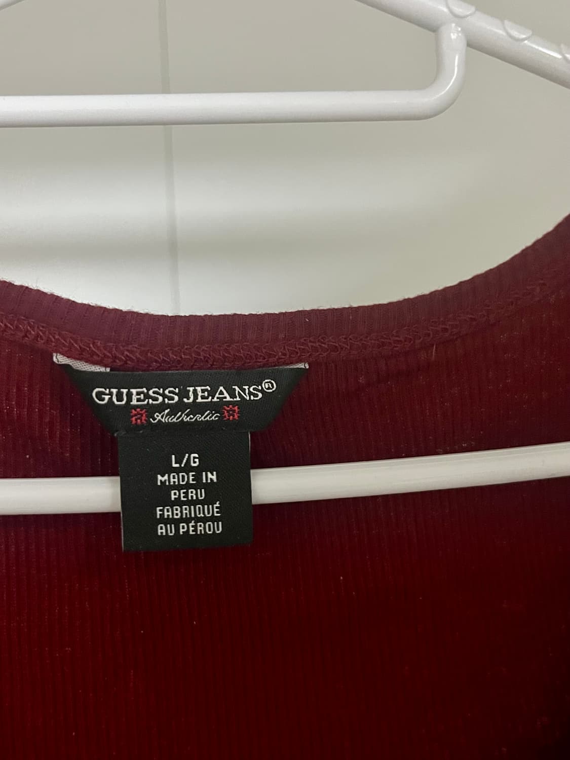 Guess 게스 큐빅 골지 나시 탱크탑 상품이미지2