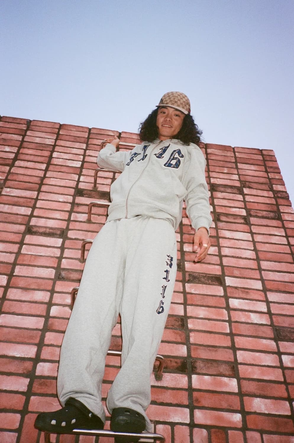 Adwysd 3116 집업 스웻팬츠 세트 그레이 상품이미지1