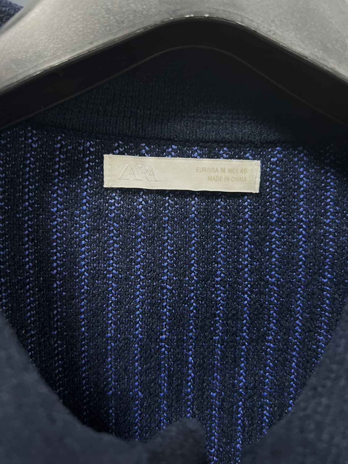 자라 남성 니트 폴로 셔츠 M 상품이미지2