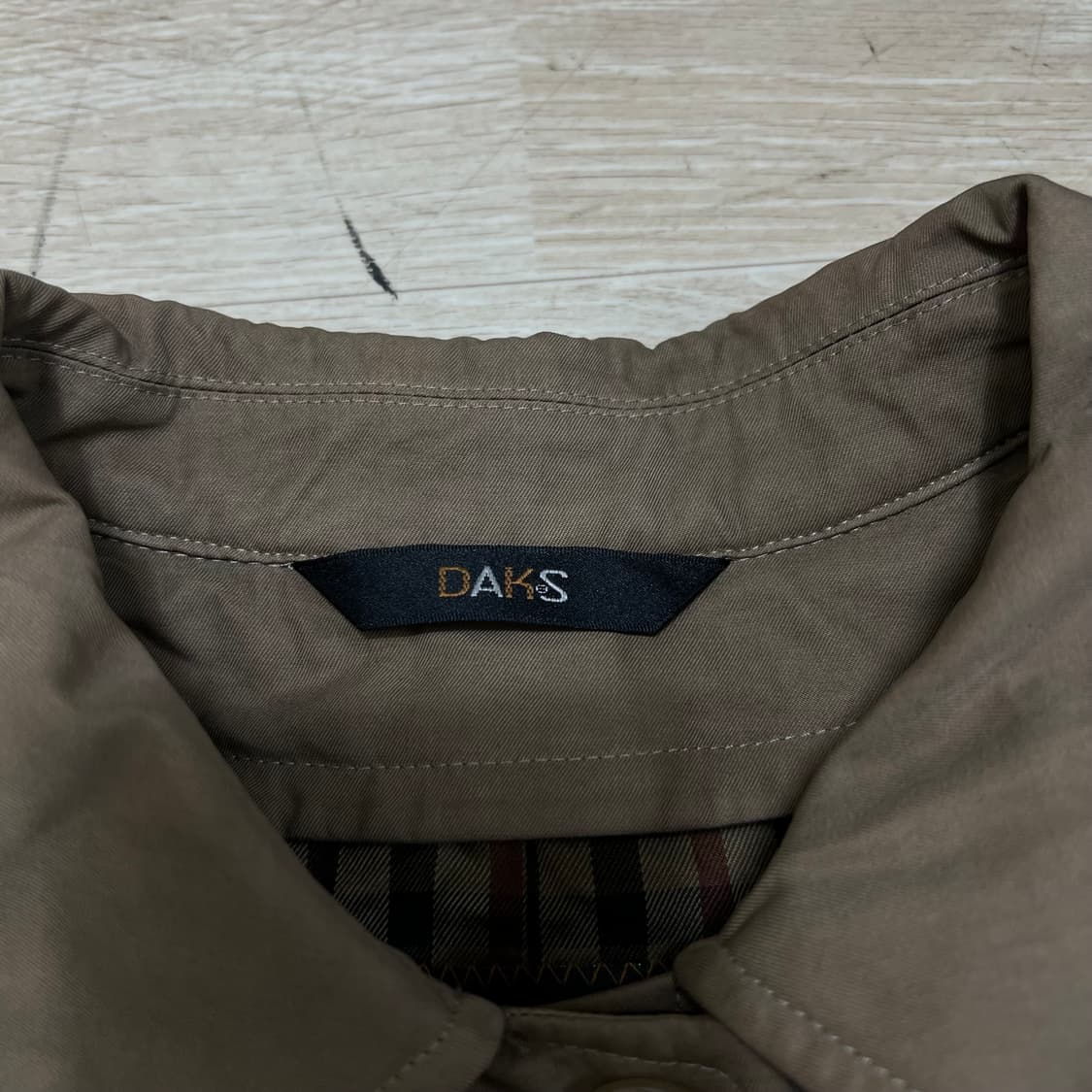 닥스 클래식 싱글 버튼 롱 트렌치코트 [브라운] 95-165(M) 상품이미지4