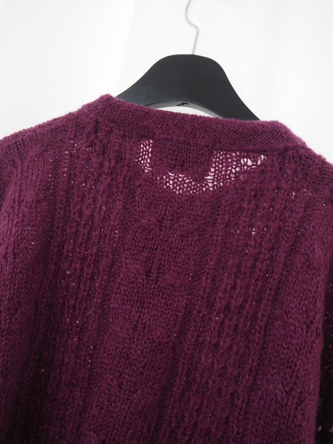 1980's FORENZA mohair blend cardigan 상품이미지5