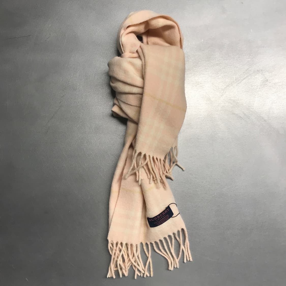 버버리 정품 램스울 머플러 핑크 상품이미지1