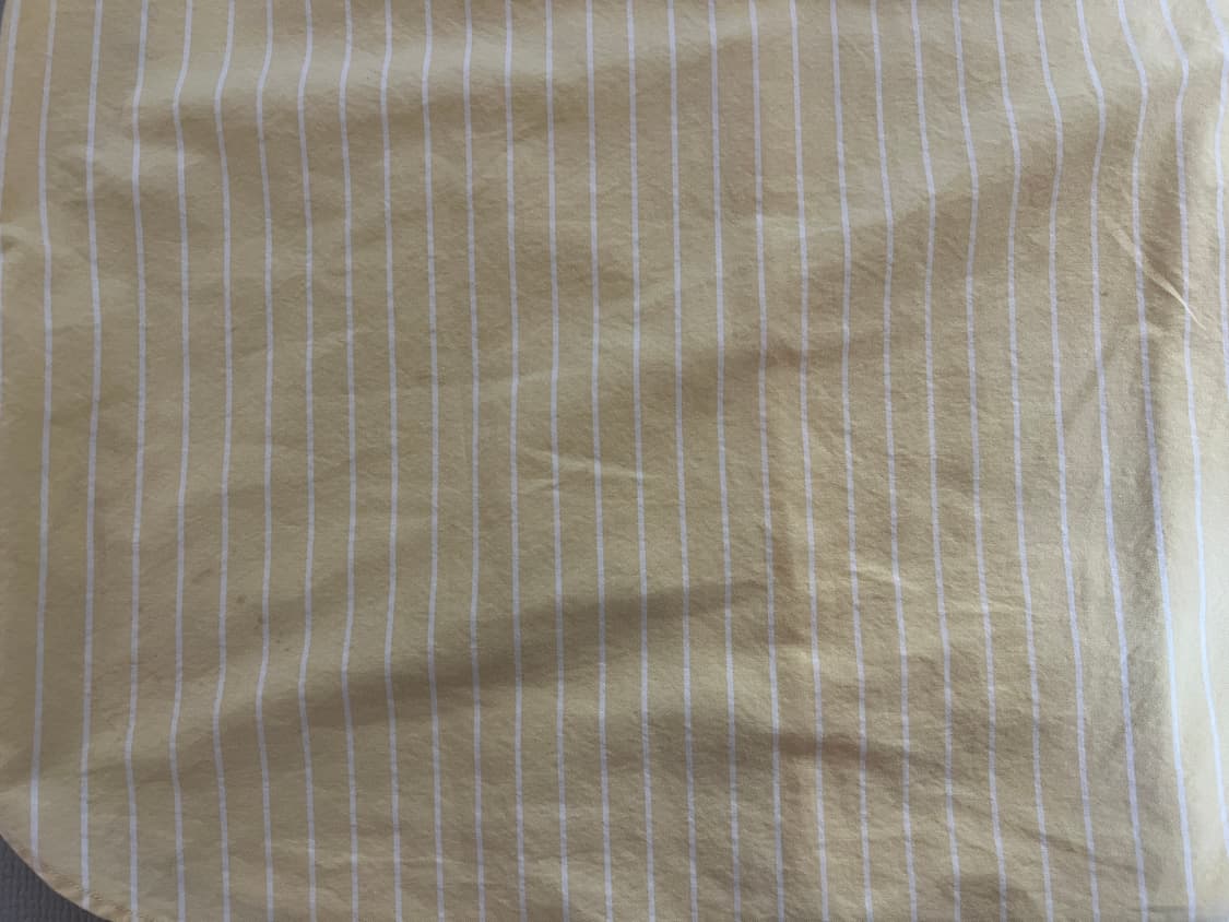 유니클로 스트라이프 긴팔 셔츠(엘로우) XL 상품이미지5