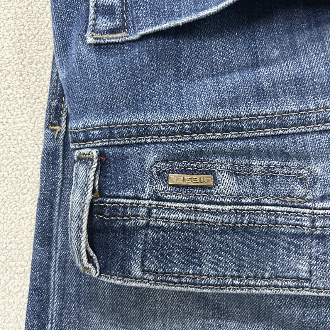 디젤 데님 청바지 데미지 워싱진 L 상품이미지3