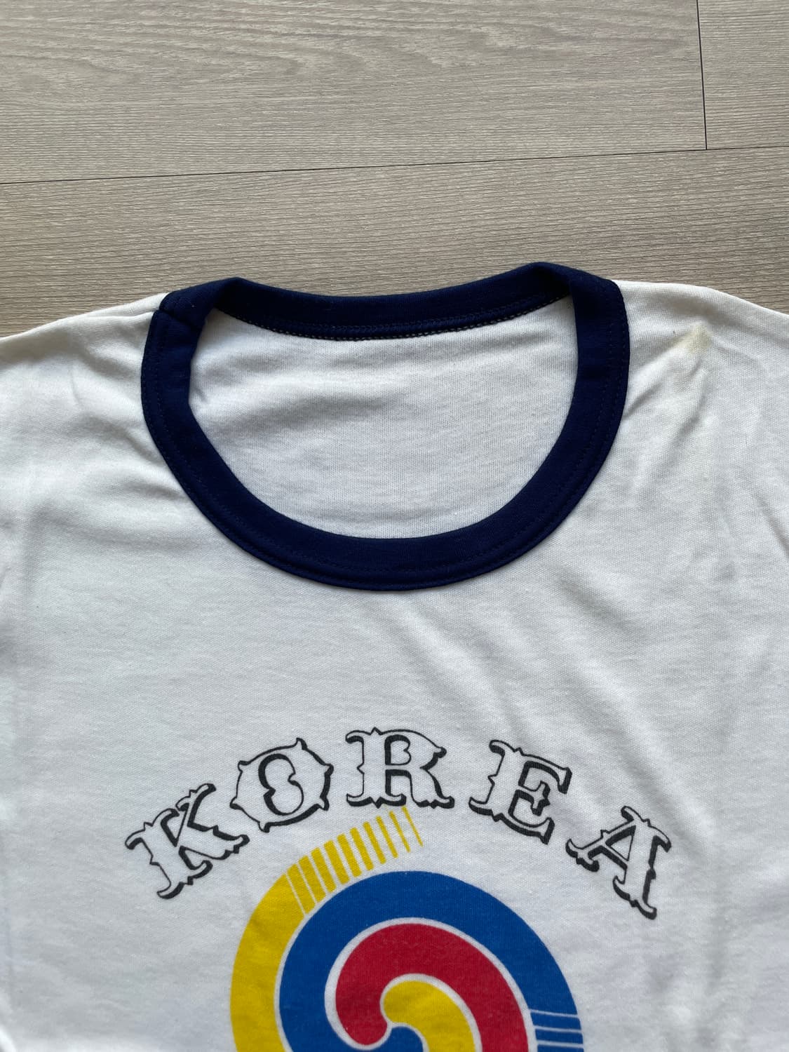 80s 88 서울 올림픽 로고 링거 티셔츠 상품이미지3