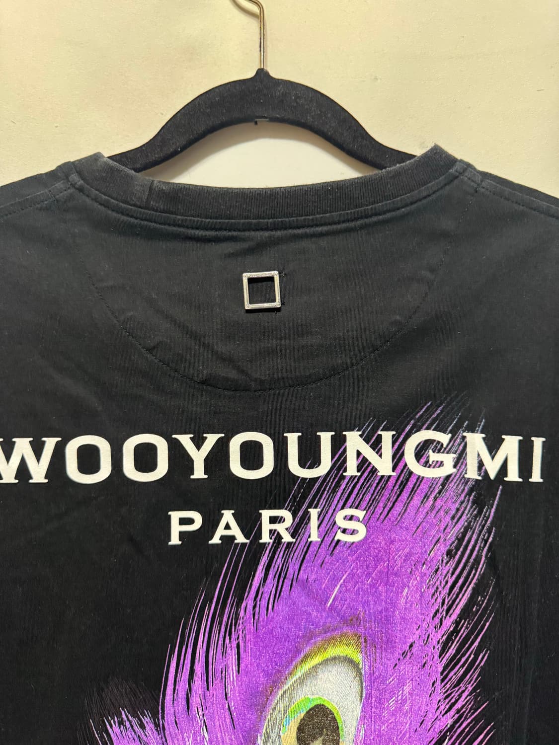 50 우영미 깃털 프린팅 반팔티 상품이미지6
