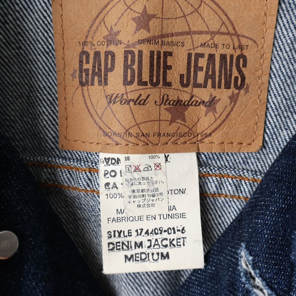 100/GAP 갭블루진 데님 자켓 상품이미지5