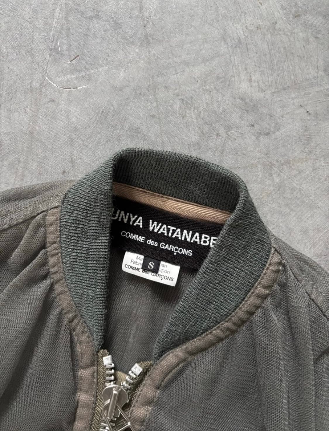 Junya Watanabe MA-1 Mesh Bomber Jacket 상품이미지3