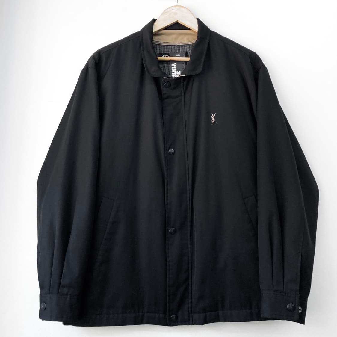 YSL (이브 생 로랑) 미니멀 블랙 자켓 상품이미지2