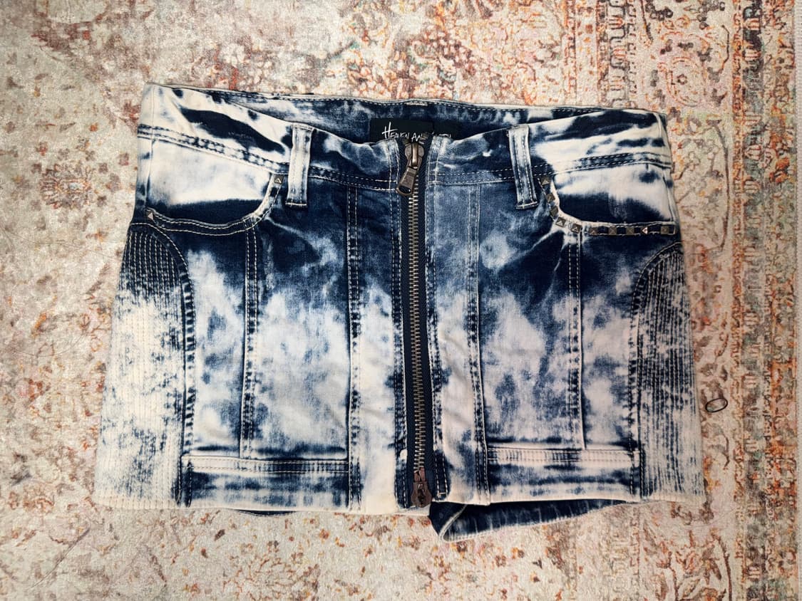 빈티지 타이다이 워싱 데님 치마바지 상품이미지1