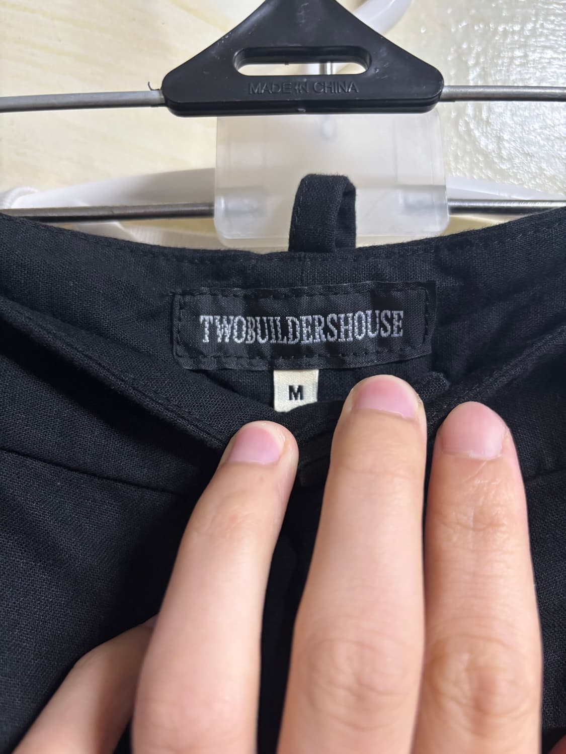 투빌더스하우스 스탠다드 01 팬츠 블랙 상품이미지2