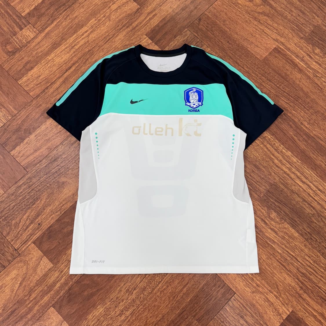 110(XL) 나이키 한국 축구대표팀 10-12시즌 트레이닝 반팔 탑 상품이미지1