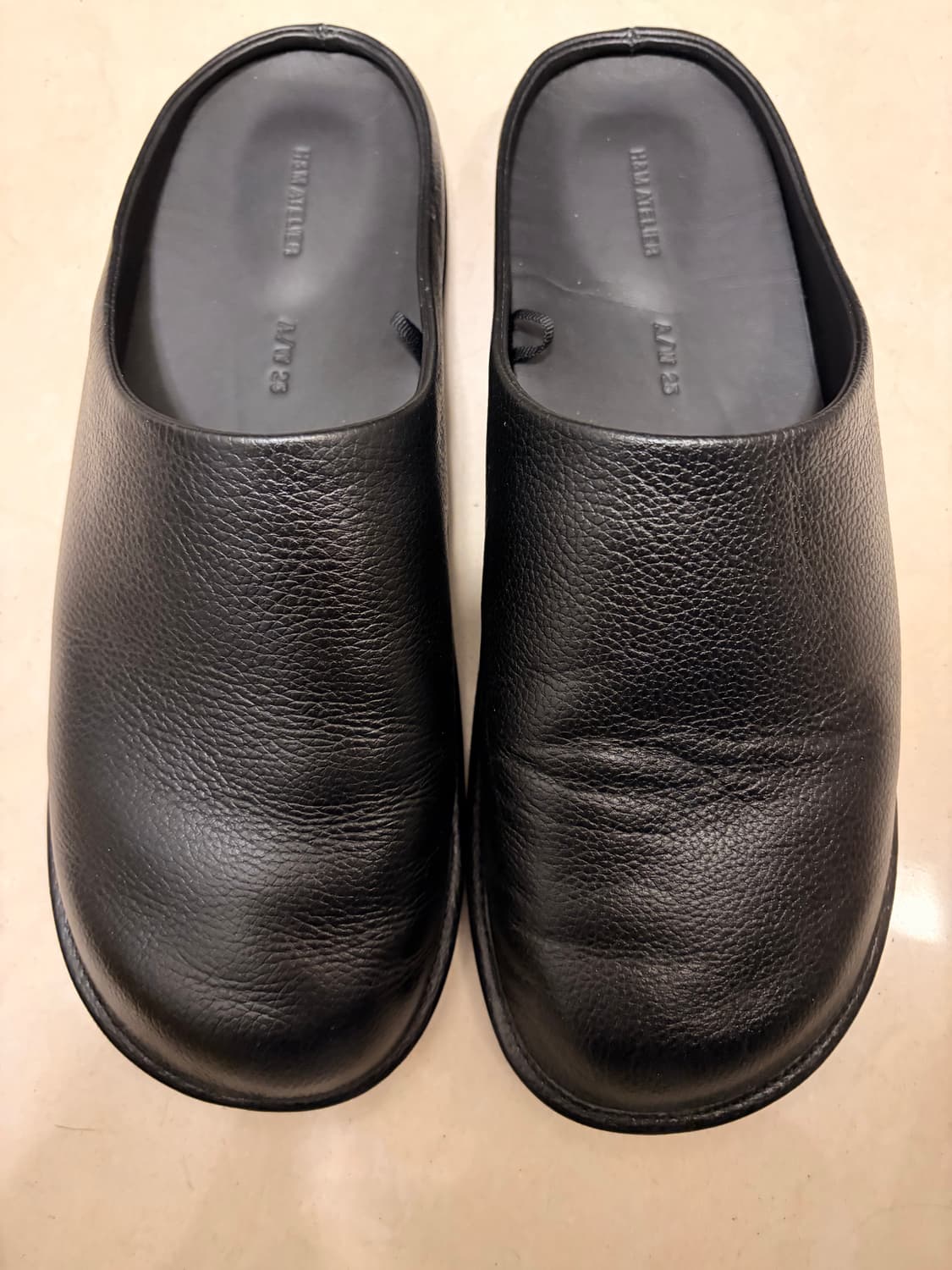 h&m 아뜰리에 프리미엄 라인 레더 뮬 슬리퍼 43사이즈 280 상품이미지3