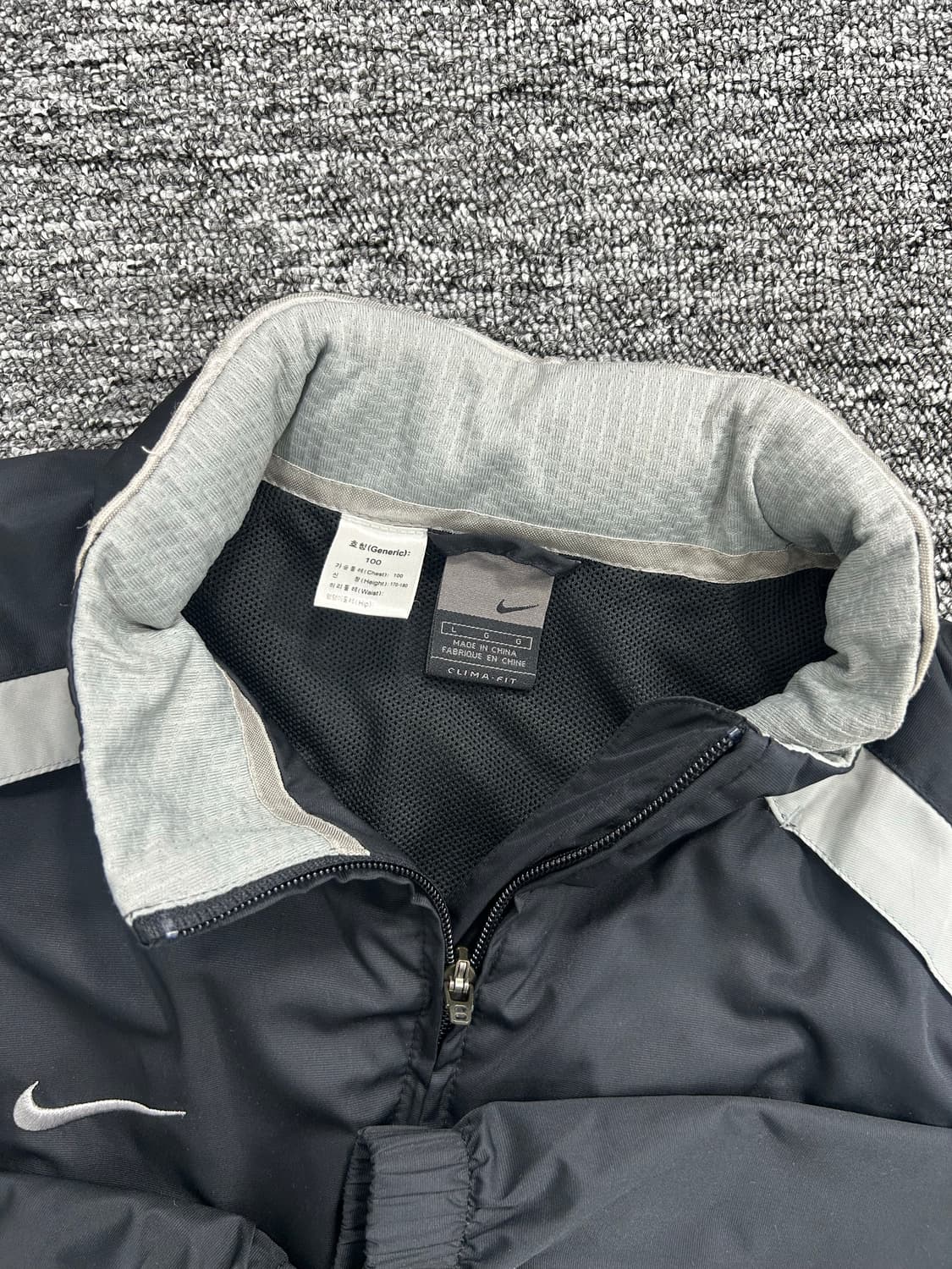 나이키 토탈 90 블랙 그레이 바람막이 L 상품이미지5