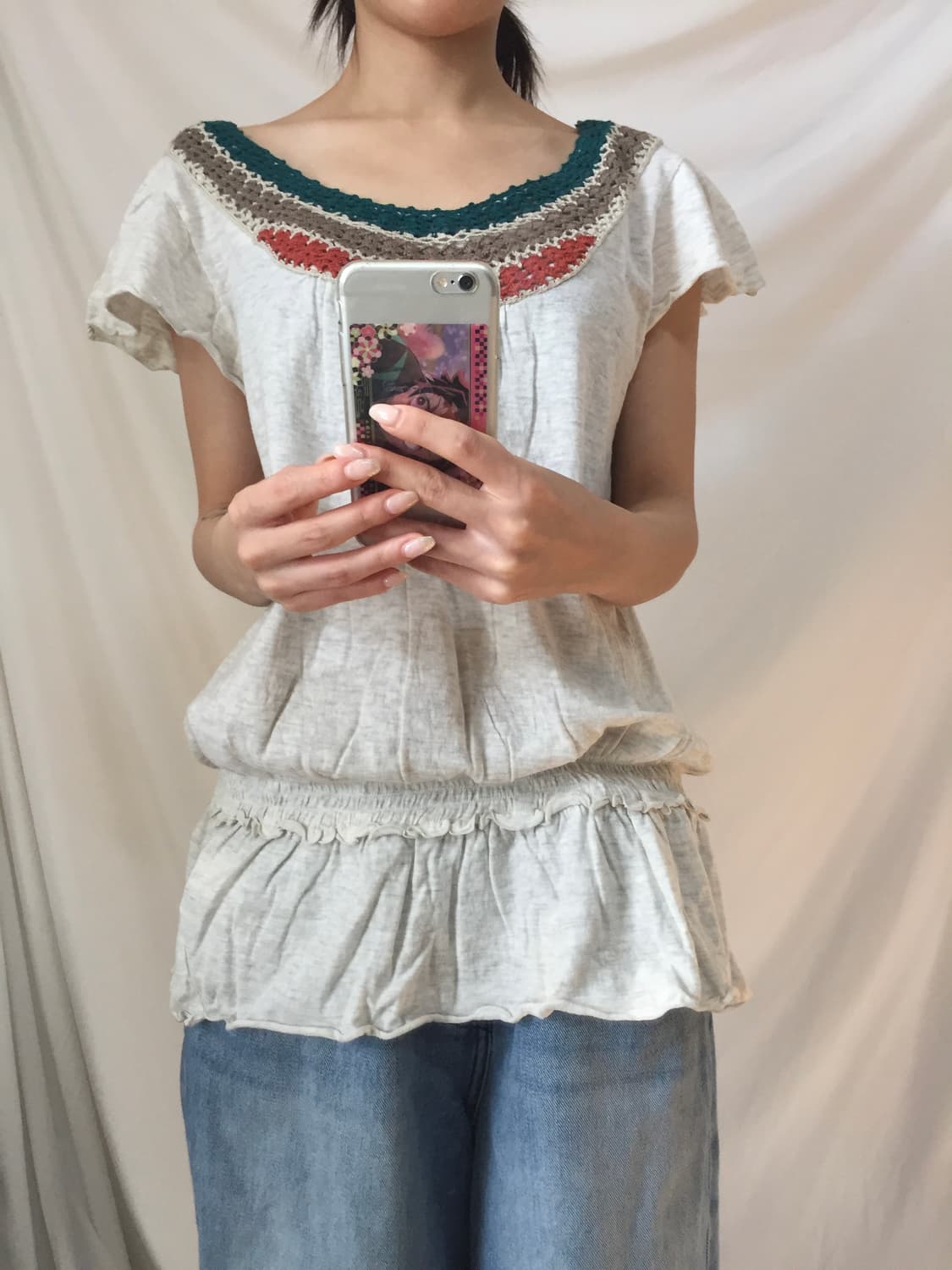 뜨개 디테일 탑 상품이미지8