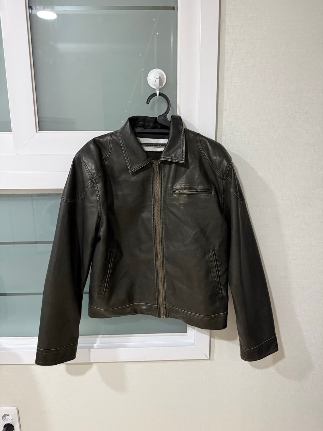 Blackup 가죽 자켓 상품이미지1