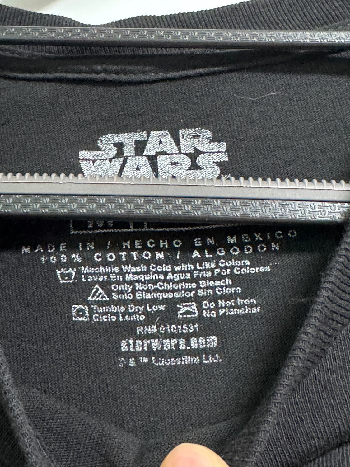 스타워즈 카일로 렌 블랙 티셔츠 M  상품이미지2