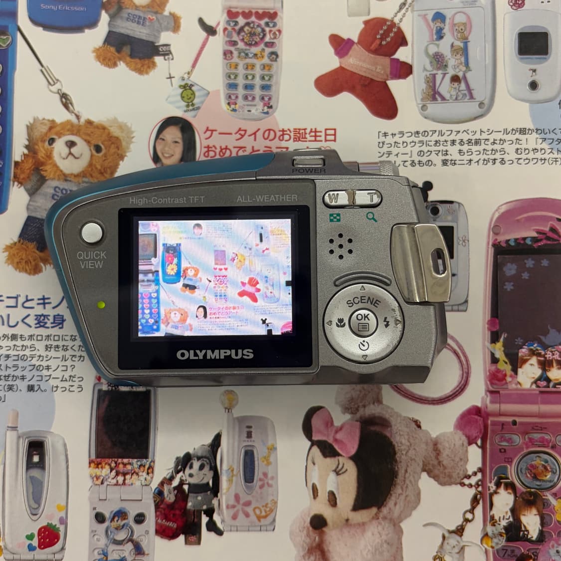 희귀컬러🔷Olympus Mju Mini 올림푸스 뮤 미니 블루 상품이미지4