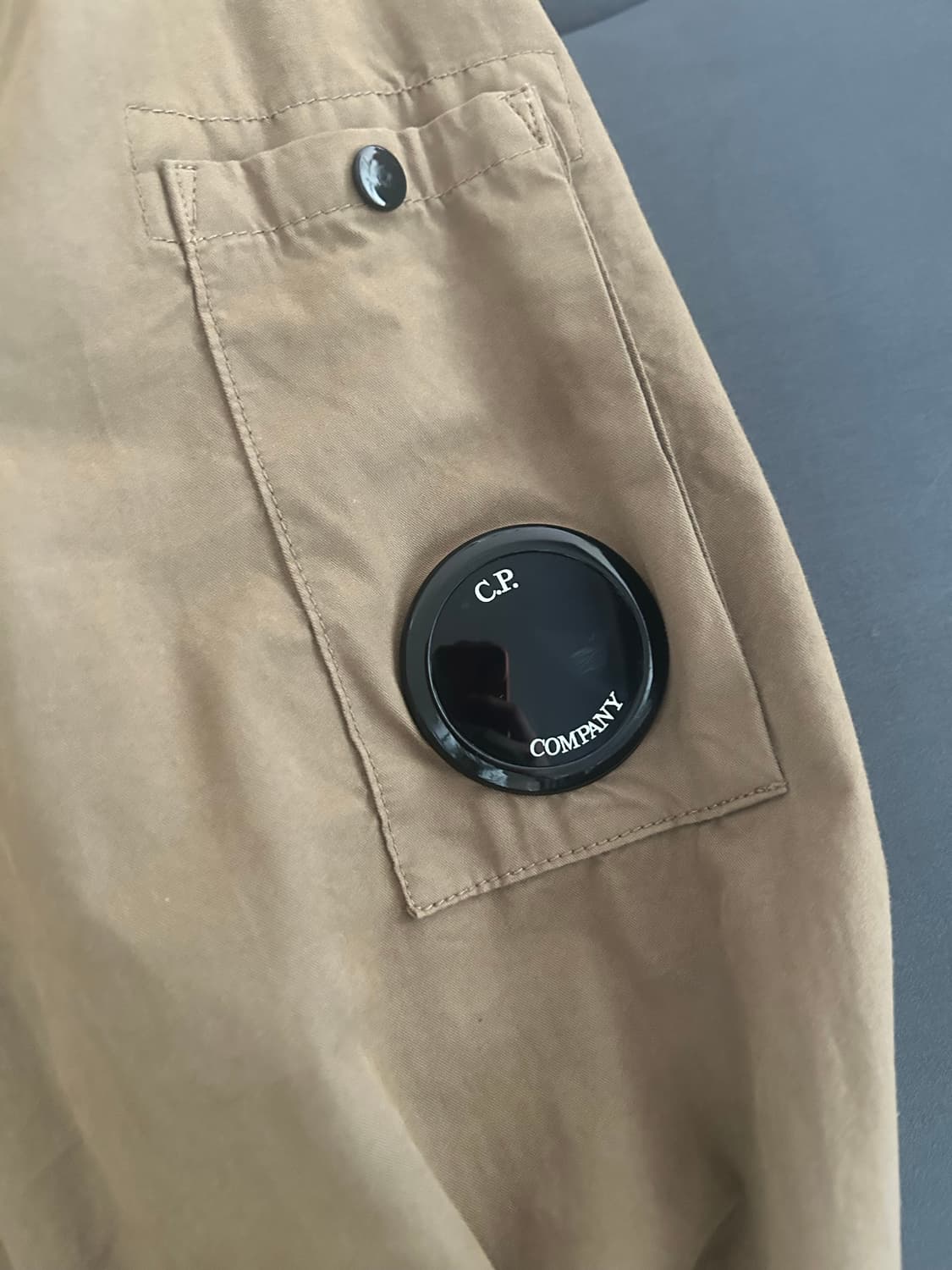 cp컴퍼니 개버딘 지퍼 셔츠 리드 그레이 XL 상품이미지2