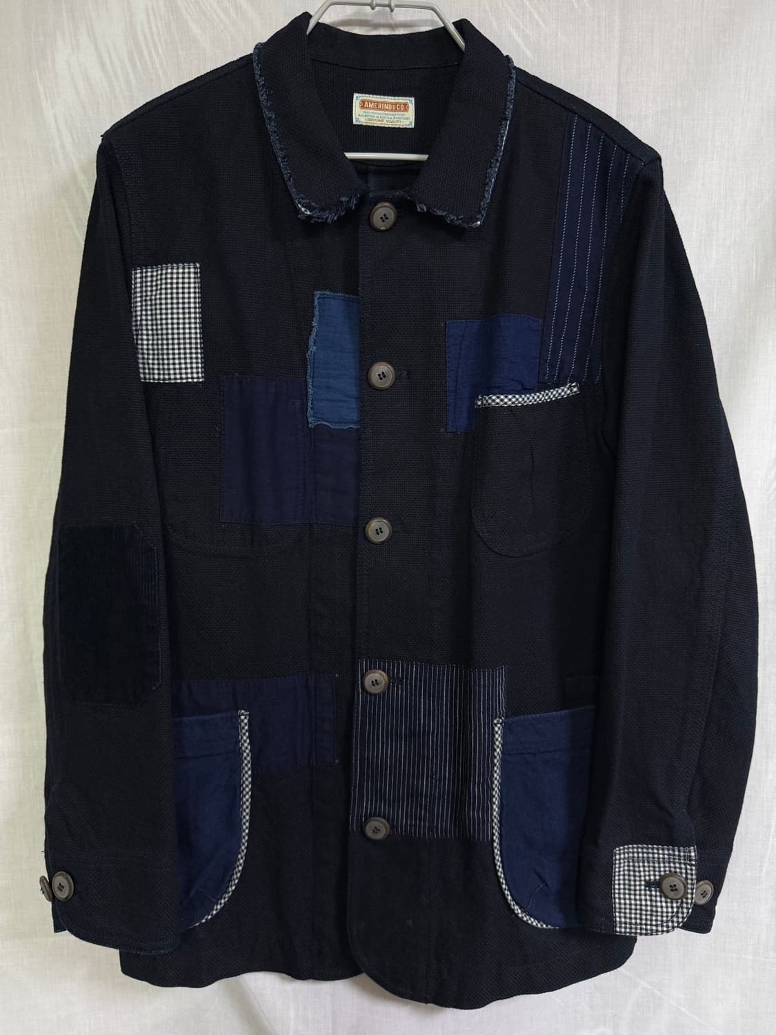 아메린드 패치워크 자켓 네이비 (amerind&co) 상품이미지1