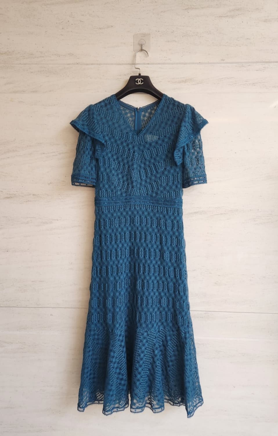 (USA) 레니본 레이스 원피스 55사이즈 상품이미지2