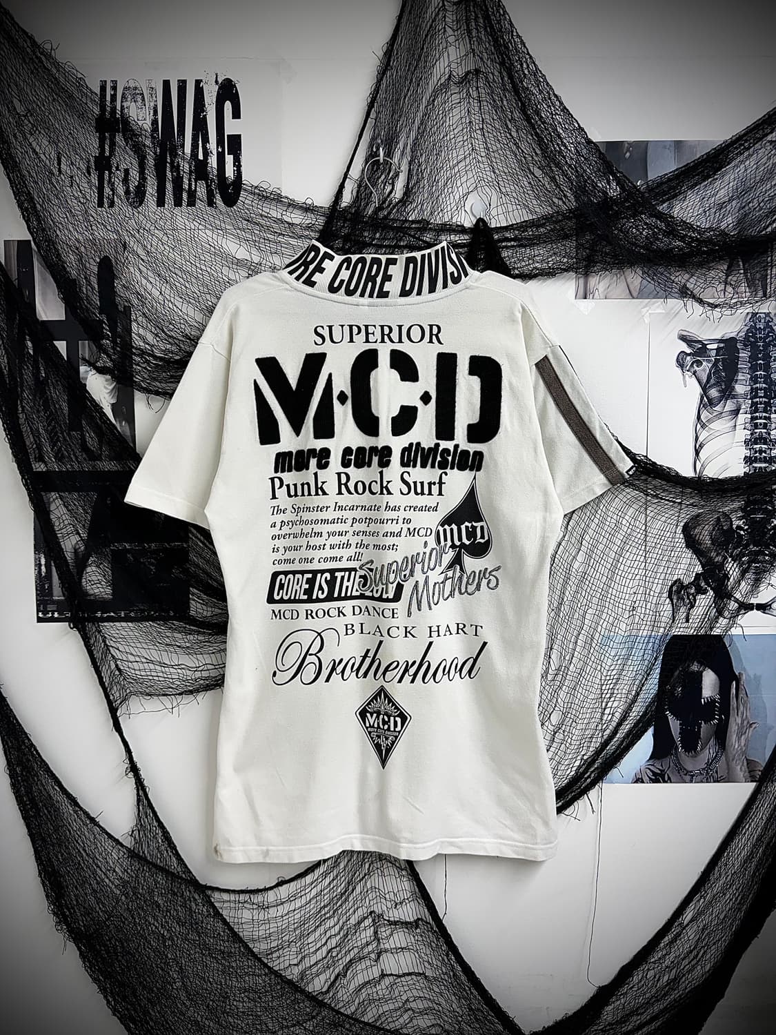 00s printing detailed collar halfsleeve 상품이미지1