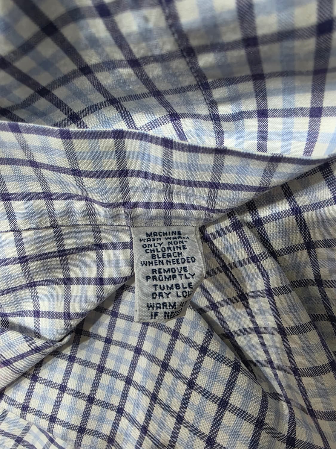 폴로 랄프로렌 블루 체크 셔츠 XL 상품이미지7