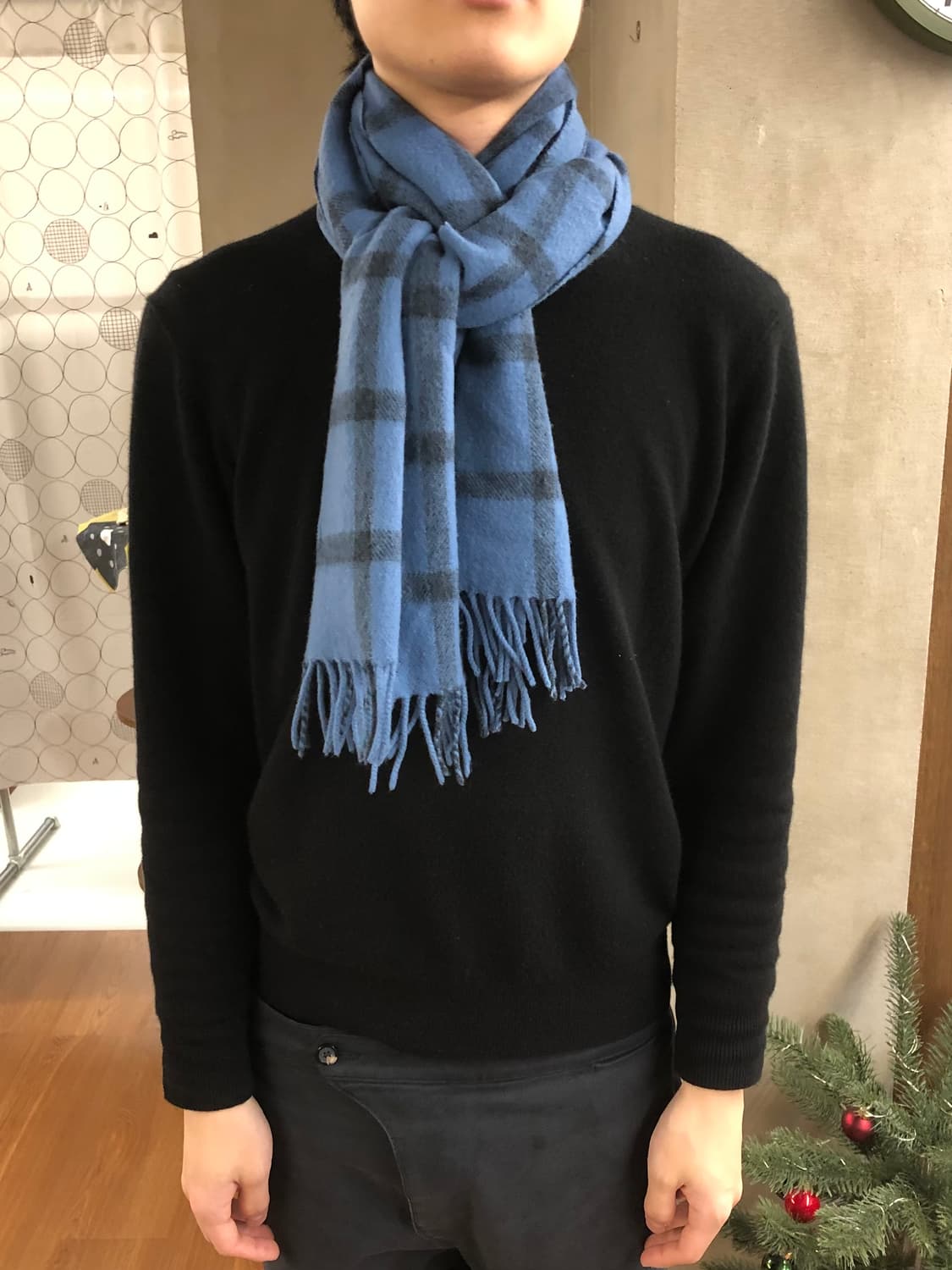 Comme des garcons shirt 체크 머플러  상품이미지1