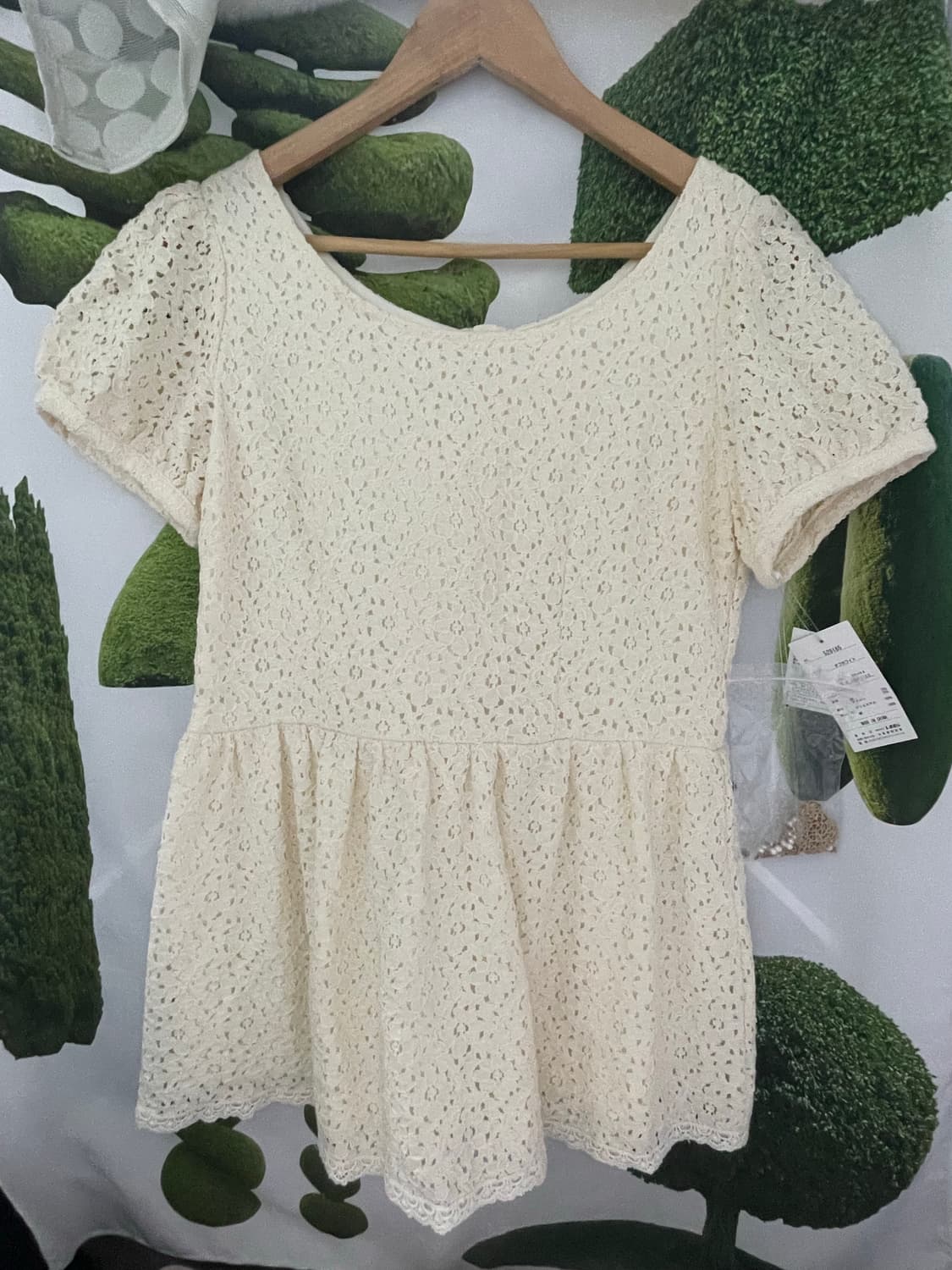 일본 빈티지 레이스 블라우스 상품이미지2