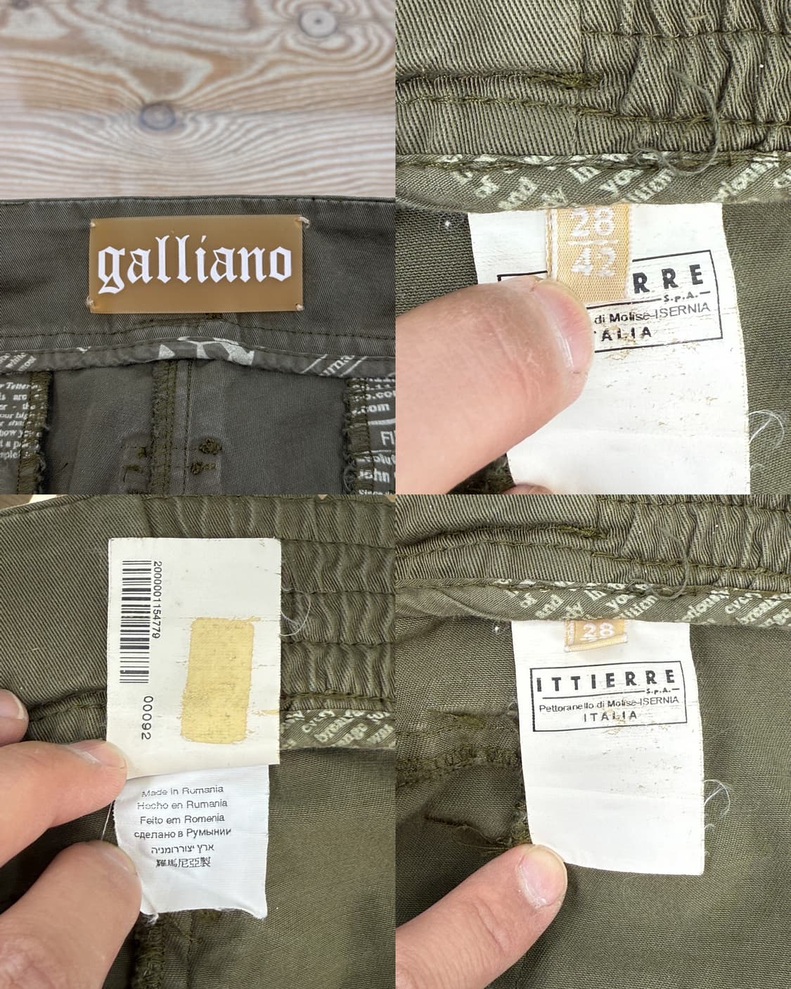 갈리아노 포켓 조거 팬츠 상품이미지8