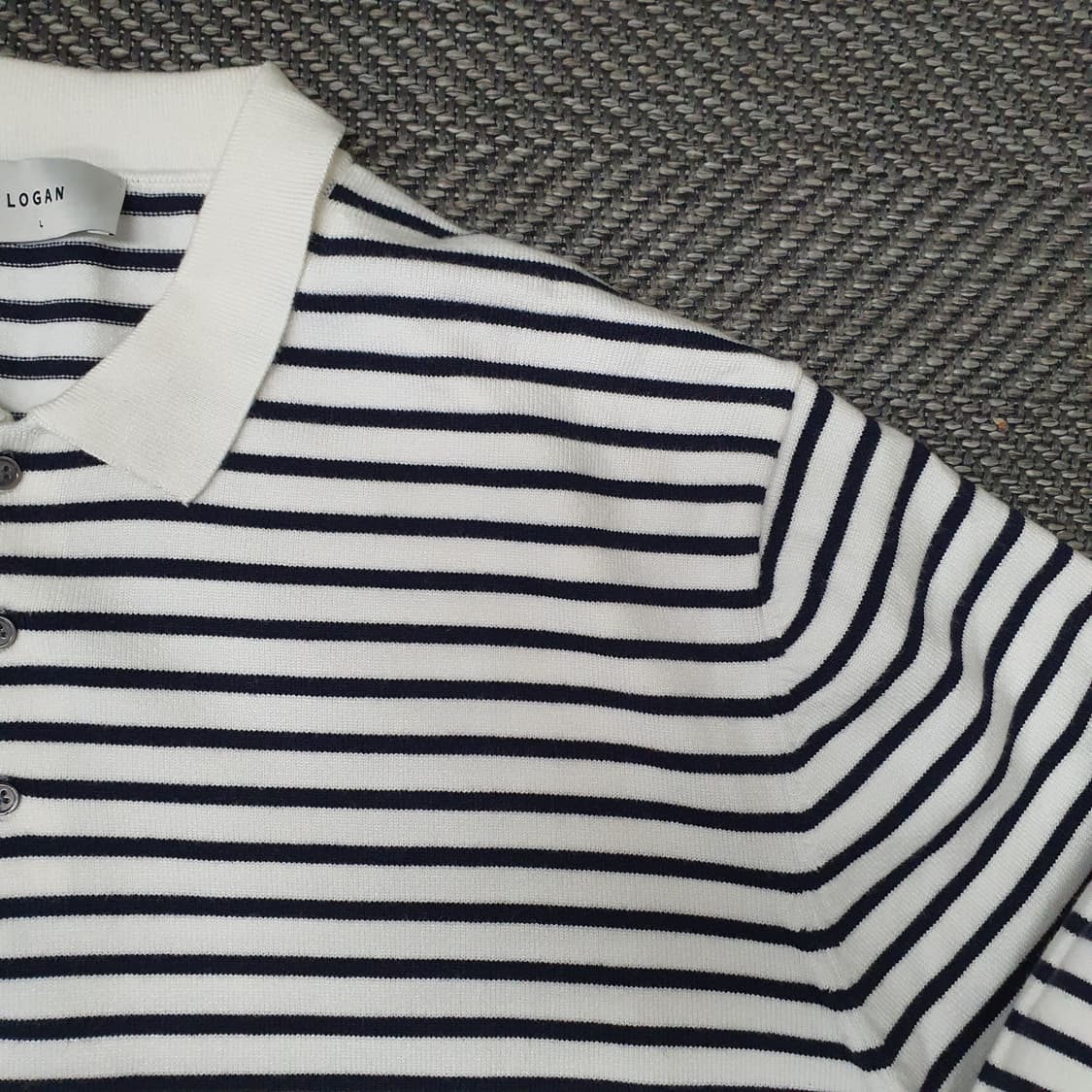 LOGAN 니트 카라티 남자105 상품이미지3