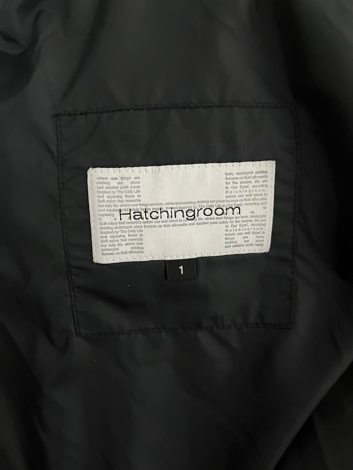 24fw 해칭룸 웹 구스 다운 퍼퍼 블랙 상품이미지6