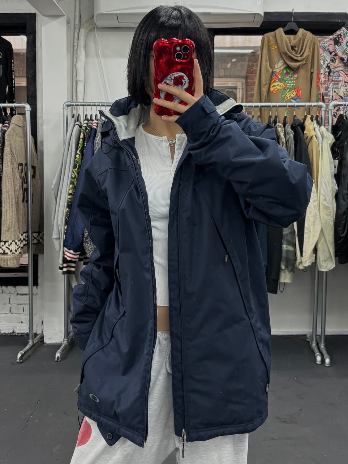 오클리 서클로고 바람막이 상품이미지3