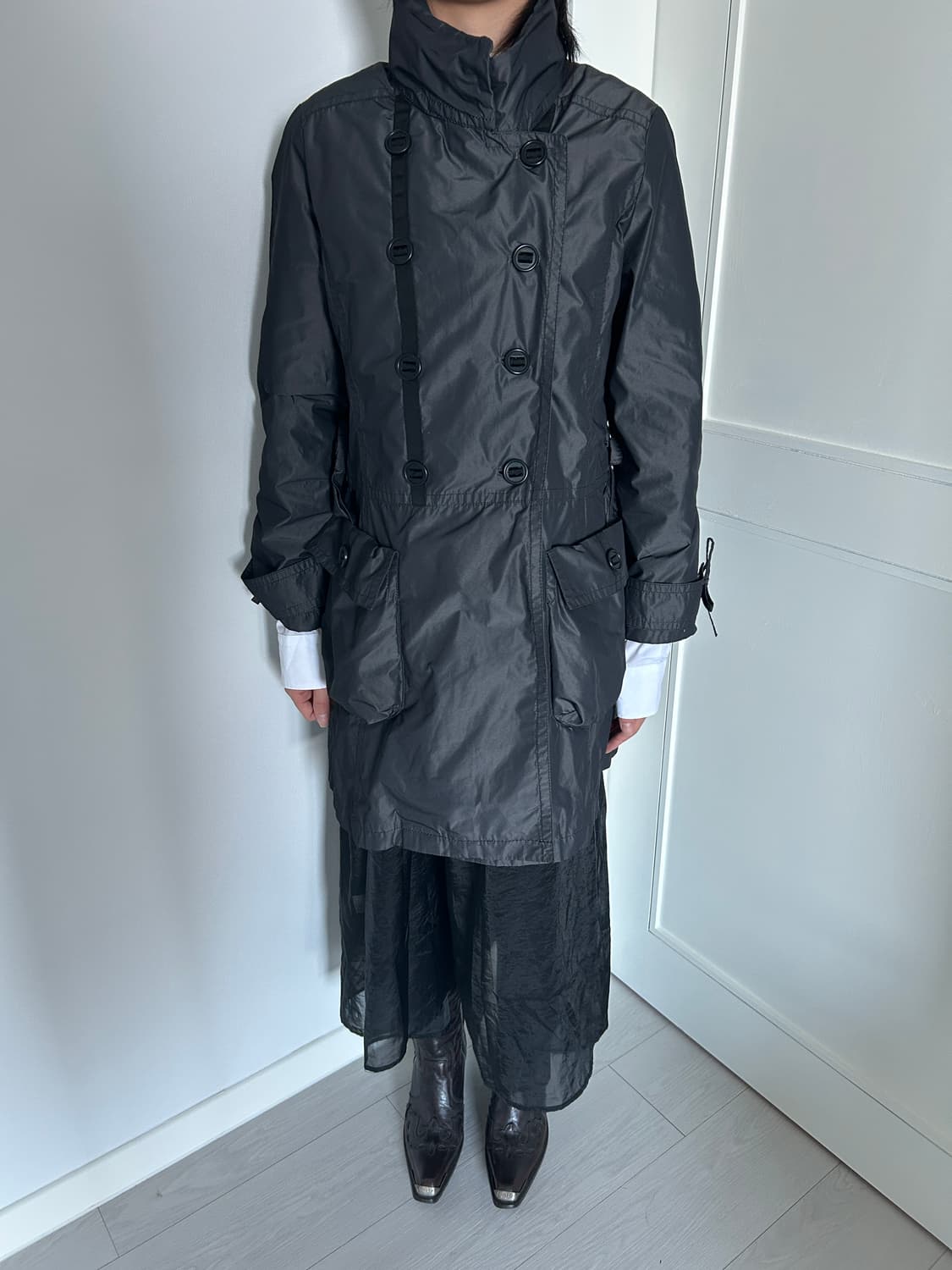 Double Button Utility Coat / 빈티지 유틸리티 코트 상품이미지2