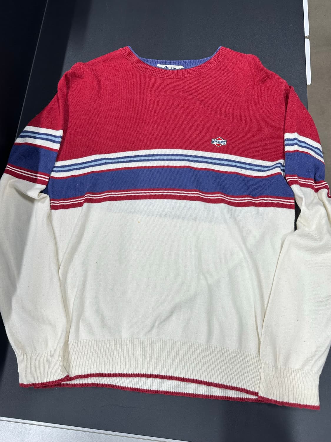 히스테릭글래머 스트라이프 니트 슬리브 상품이미지4