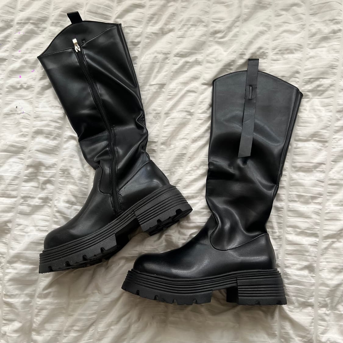 슬림 롱 플랫폼 부츠 상품이미지8