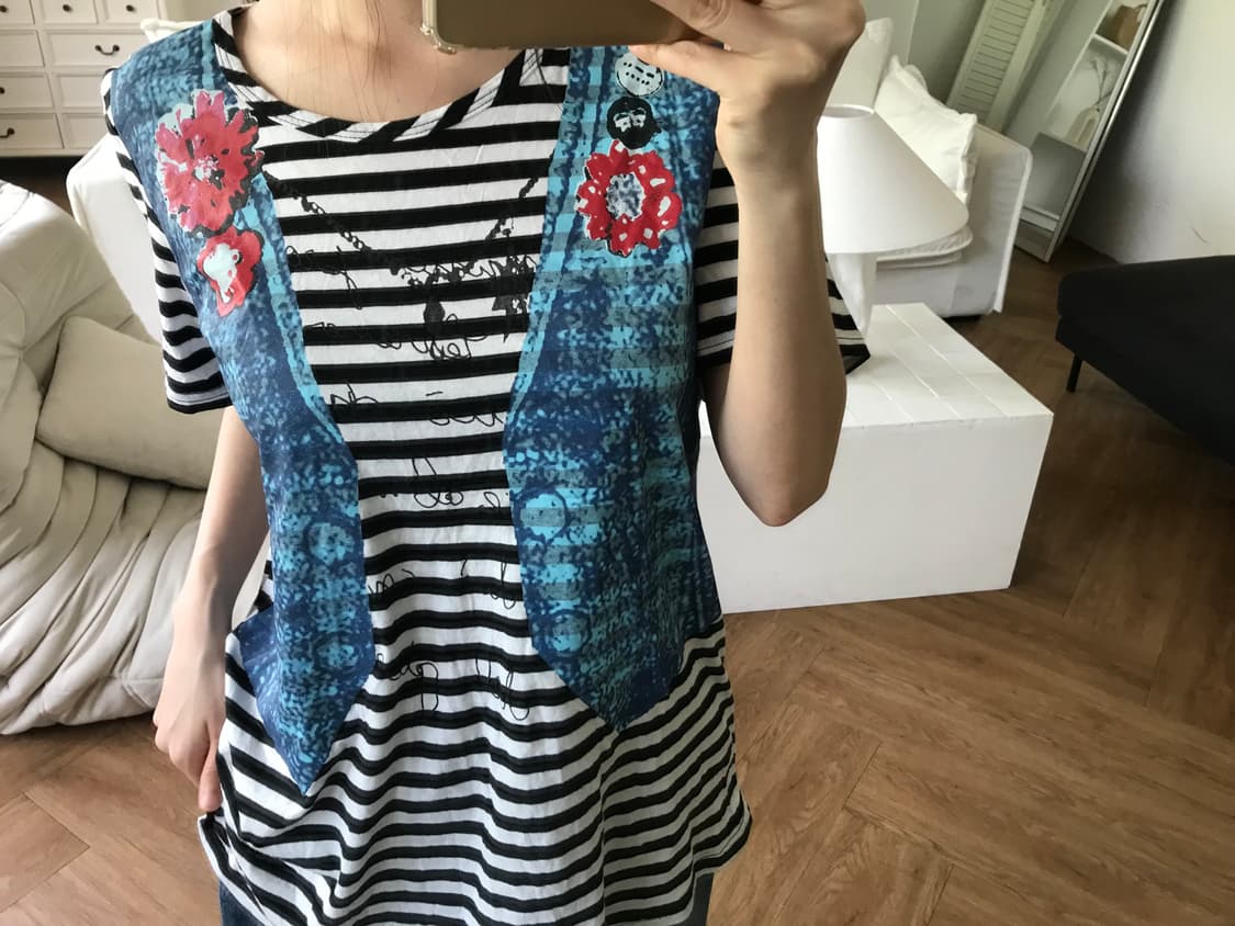 vintage printing top 상품이미지6