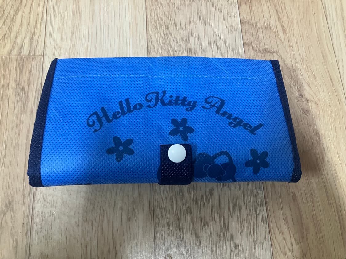 헬로키티 엔젤 블루 접이식 장바구니 상품이미지2