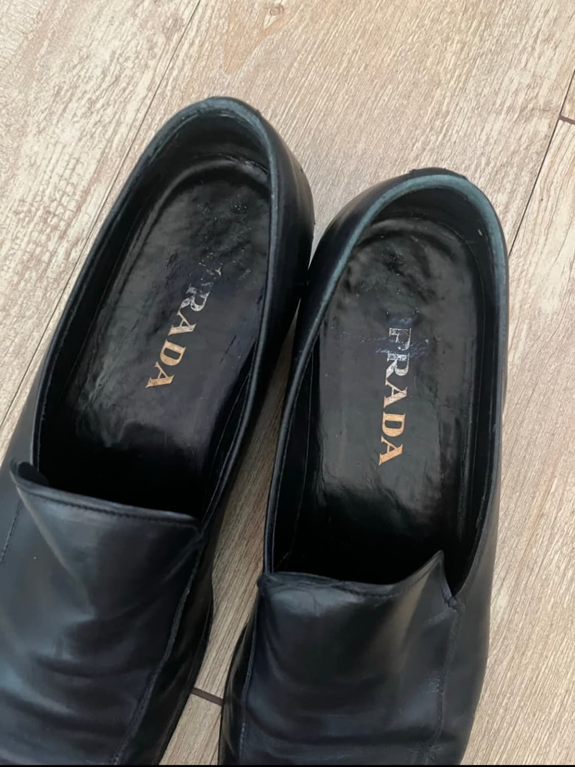 프라다 레더 로퍼 상품이미지3