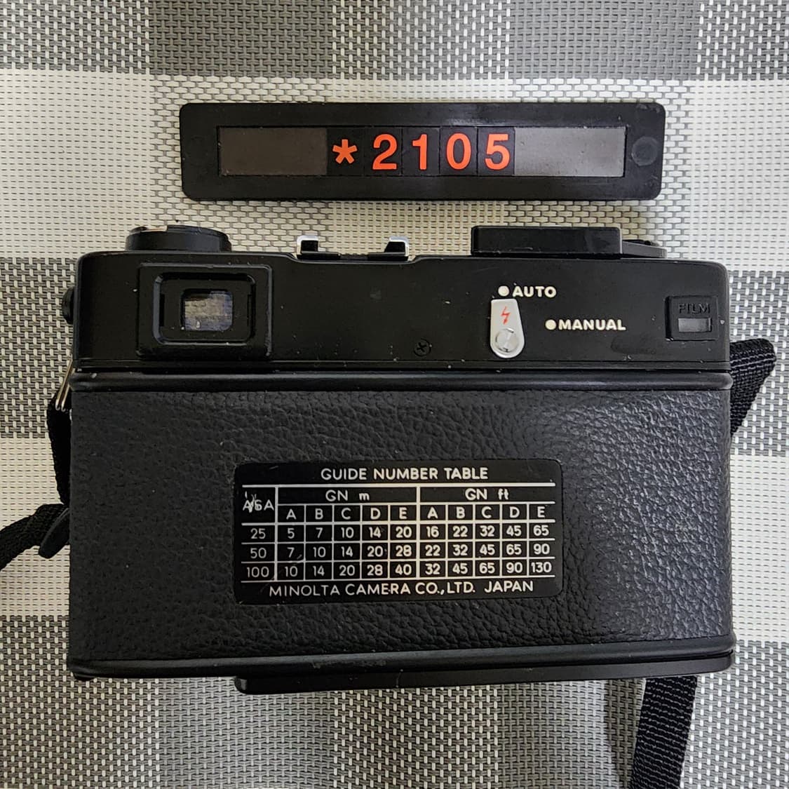 미놀타 하이매틱 E 블랙바디 필름카메라 상품이미지3