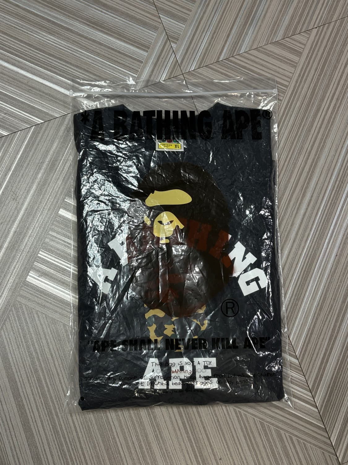 베이프 카모 반팔 티셔츠 XL 상품이미지8