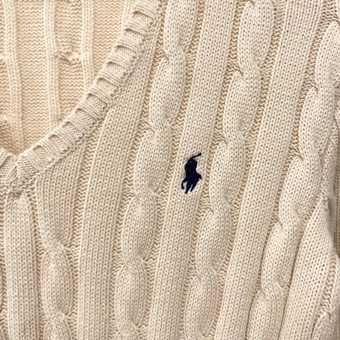 폴로 랄프로렌 신형 케이블 브이넥 니트 상품이미지4