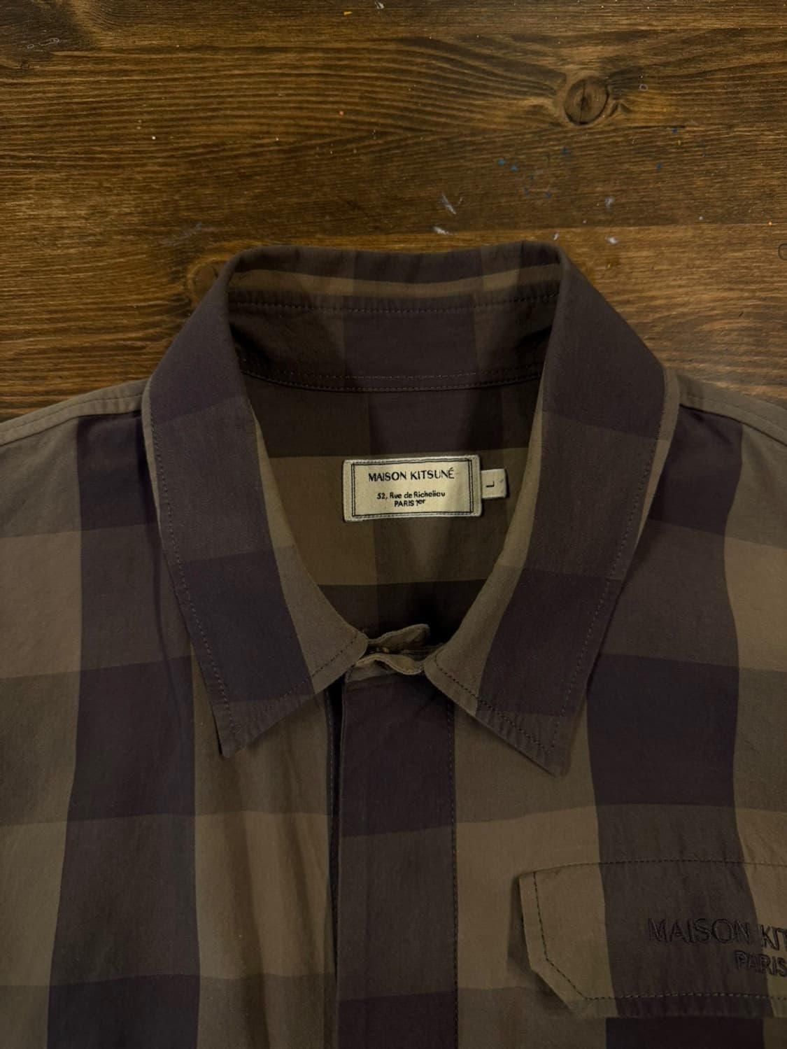 메종키츠네 셔츠 자켓 셔켓 100~105 상품이미지7