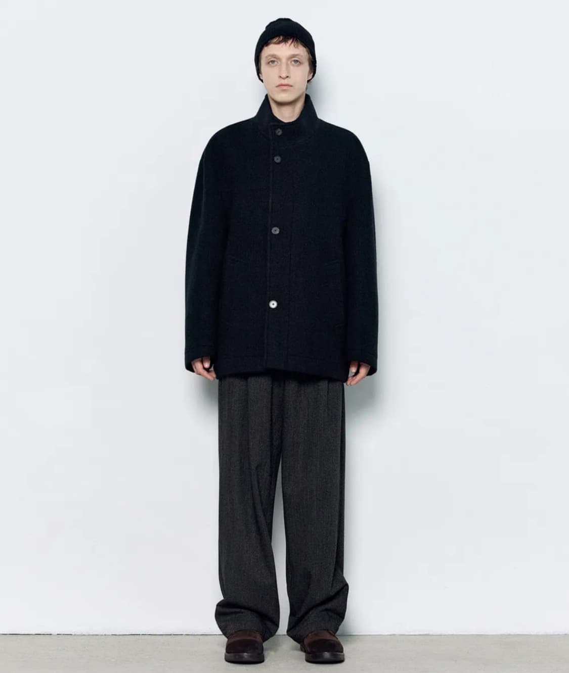 인사일런스 지블링 울 하프 코트 상품이미지1